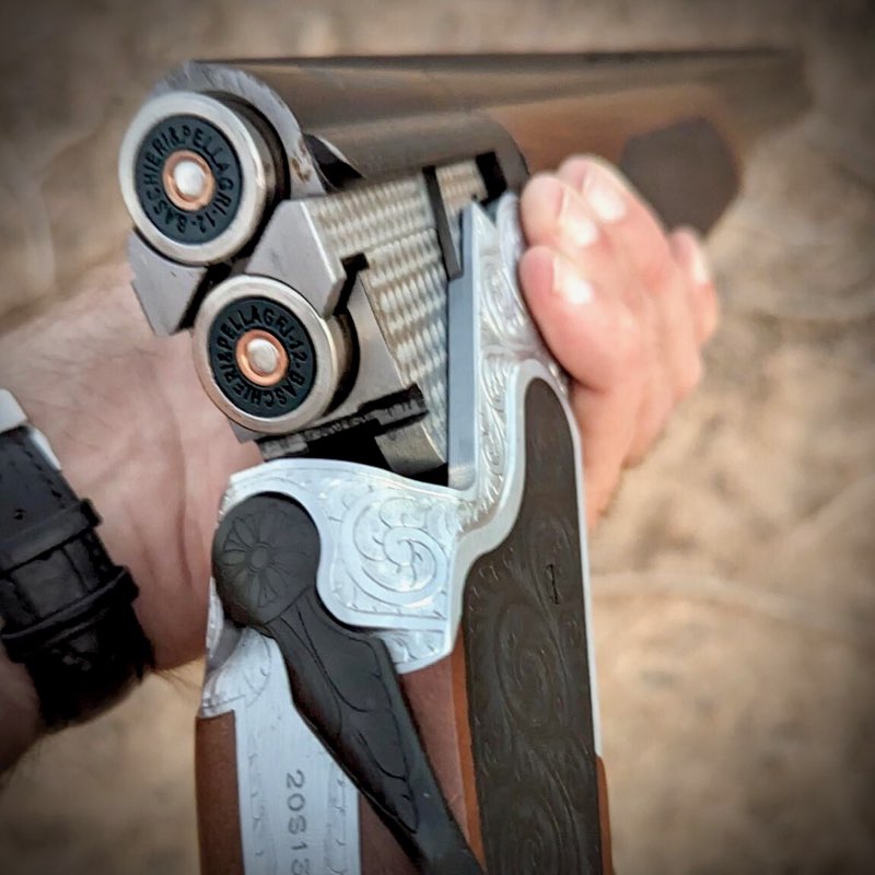 CZ over/under with B&P shotgun shells